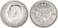 Schweden 2 Kronen Silber Gustav V. -