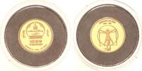 Mongolei 1000 Terper Leonardo da Vinci 1/25oz Gold -