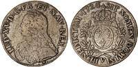 Frankreich 1 Ecu Ludwig XV zeitgenössische Fälschung Messinglegierung -