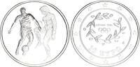 Griechenland 10 Euro 1oz Silber XXVIII. Olympische Sommerspiele, Athen 2004 - Fußball -