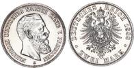 Kaiserreich / Preußen 2 Mark Silber Friedrich III. -