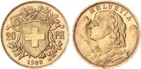 Schweiz 20 Franken Gold Vreneli -