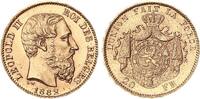 Belgien 20 Francs Gold Leopold II. -