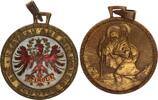 Österreich / Tirol Orden alpenländischen Schutz- oder Wallfahrtsanhänger bzw. eine Schützenmedaille -