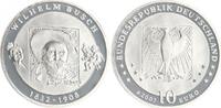 Deutschland / Eurowährung 10 Euro Wilhelm Busch 2007 Münzzeichen D 10 Euro 175 Geb. Wilhelm Busch 2007 Münzzeichen D Polierte Platte, in Münzkapsel -