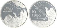 Deutschland / Eurowährung 10 Euro 200. Geburtstag Carl Spitzweg in Münzkapsel -