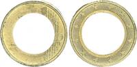Deutschland 1€ Fehlprägung nur auf Außenring geprägt Deutschland 1€ Fehlprägung nur auf Außenring geprägt ohne Pille, 2002 D -