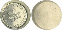 Deutschland BRD 5 Pfennig Probe Probe / einseitiger Abschlag der Bildseite vom 5 Pfennig Bank deutscher Länder -