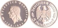 Deutschland / Weimar 5 Reichsmark Schiller offizielle Neuprägung Weimar 5 Reichsmark Schiller 1934 offizielle Neuprägung der Hamburger Münze -