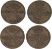 Schweden 2x 1 Öre kleines Lot -