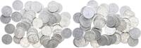 Deutschland / Drittes Reich 50 Pfennig Lot 50 x 50 Pfennig J.372 Aluminium -
