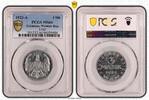 Germany, Weimar Rep. 3 Mark Inflation 3 Mark Alu J.302 1922 A Stempelglanz PCGS zertifiziert -