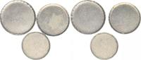 Bundesrepublik Deutschland Lot aus 1, 2, 5 DM Rohlingen mit Randschrift BRD, Fehlprägung: Lot aus 1, 2, 5 DM Rohlingen mit Randschrift -
