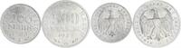 xxx Deutschland / Kaiserreich 200 + 500 Mark Inflationszeit Lot 200 Mark und 500 Mark 1923 A prfr. -