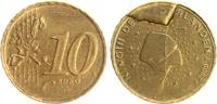 Niederlande 10 Cent Fehlprägung mit gebrochenem Stempel gepr. Niederlande Fehlprägung: 10 Cent 2000 gebrochener Stempel.90° Stempeldrehung (2) -