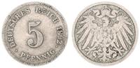 Deutschland / Kaiserreich 5 Pfennig Kaiserreich 5 Pf. J.12 1892 G -