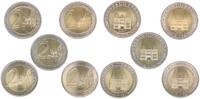Bundesrepublik Deutschland 2 Euro ADFGJ Lot Holstentor 2006 ADFGJ in Münzkapseln -