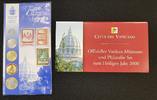 Vatikan Gedenkmünzen Offizieller Vatikan-Münzsatz + 3 Briefmarken -