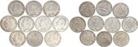 Deutschland / Kaiserreich / Baden Lot 10x3 Mark Baden Lot: 10x3 Mark Friedrich II., ss / ss-vz -