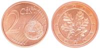 Deutschland 2 Cent Deutschland 2 Cent 2007 J prägefrisch -