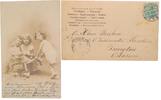 Kaiserreich Postkarte Postkarte 3 Kinder -