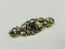Silber Antikschmuck, Brosche, Silber, 6,15g, ca. 5,5cm groß -