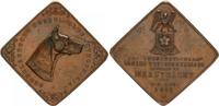 Niederlande Hundeausstellung Maastricht 1901 Kennel Medaille des Niederländischen Kennel-Clubs zur Hundeausstellung -