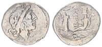 Antike / Römische Republik Quinar Silber T. Cloelius -