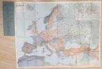 3.Reich Europakarte Landkarte Europa DDAC 1:5000 000 Europakarte -