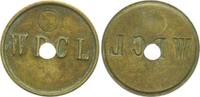 Mosambik Plantagentoken, Wertmarke Mosambik Plantagentoken, Wertmarke ohne Jahr (um 1900) WPCL Messingmarke (5) -