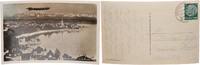 3. Reich Postkarte Postkarte mit Zeppelin -