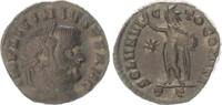 Antike / Römische Kaiserzeit / Licinius Follis Antike Follis des Licinius Sol steht n.l. mit Globus in der Linken -