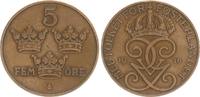 Schweden 5 Öre Schweden 5 Öre 1916 König Gustav V -