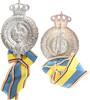 Deutschland/Braunschweig Orden Medaille BRAUNSCHWEIGER LANDWEHR-VERBAND für 25-jährige Mitgliedschaft -