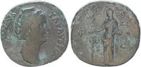 Antike / Römische Kaiserzeit / Faustina I Sesterz Faustina I, gest. 141, Sesterz DIVA AVGVSTA FAUSTINA, RS Pietas -