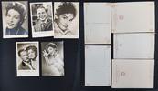 BRD Foto / Autogrammkarten Konvolut Foto / Autogrammkarten Berühmter Schauspielerinen/er Sängerinen/er -