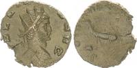 Antike / Römische Kaiserzeit/Gallienus Antoninian, Gallienus Silber-Antoninian RS. DIANAE CONS AUG, Antilope steht n.l. -