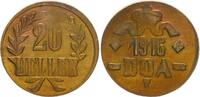 Kolonien Deutsch-Ostafrika 20 Heller Deutsch-Ostafrika 20 Heller J.727 b Messing (2) -