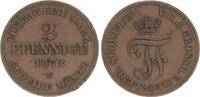 Mecklenburg Schwerin - Altdeutschland 2 Pfennige Mecklenburg-Schwerin 2 Pfennige 1872 B -