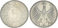 Deutschland BRD 5 DM 5 DM Silber Kursmünze 1963 D Heiermann -