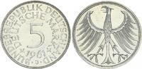 Deutschland BRD 5 DM 5 DM Silber Kursmünze 1961 J Heiermann, Silberadler -