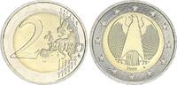 Bundesrepublik Deutschland  Deutschland 2 Euro Kursmünze Bundesadler 2008 G prägefrisch FDC