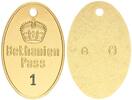 Deutschland / Kaiserreich Kolonien Sammleranfertigung / Göde Medaille Paßmarke der Kolonie Bethanien spätere Sammleranfertigung -