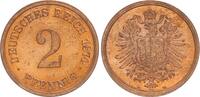 Deutsches Kaiserreich 2 Pfennig Kaiserreich - 2 Pfennig 1874 E - Prachtexemplar -
