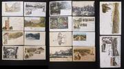 Kaiserreich Postkarten 18 bessere Postkarten um 1900, dabei viele schöne Gruss aus-Ak, auch Lithos -