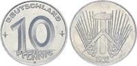 Deutsche Demokratische Republik - DDR 10 Pfennig mit Expertise Paproth 10 Pfennig DDR 1952 E mit Expertise Erich Paproth - selten gute Prägung -