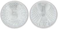 Deutschland -BRD 5 Mark - Deutsche Mark 5 DM Silber Kursmünze Heiermann 1973 F -