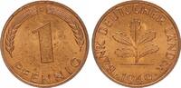 Deutschland - BRD 1 Pfennig 1 Pfennig Bank deutscher Länder - BRD 1 Pfennig 1949 F -