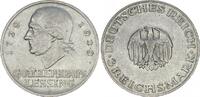 Deutschland - Weimar 3 Mark Silber Lessing J.335 -
