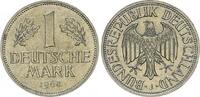 Deutschland 1 Mark BRD 1 DM 1968 J seltene Kursmünze (14) -